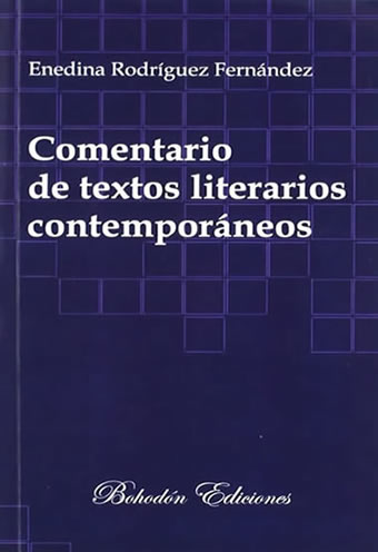 Comentario de textos literarios contemporáneos